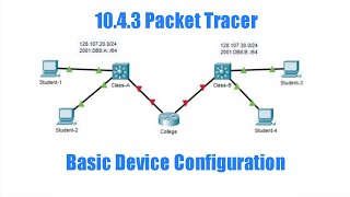 Penyelesaian Modul 1043 Packet Tracer  Basic Device Configuration 100 WORK [upl. by Negyam724]