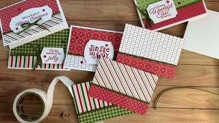 Creating the perfect mini Paper Pumpkin gift box featuring Stampin Ups Heartwarming Hugs DSP [upl. by Nykal948]