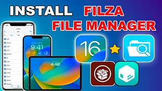 InstallDownload Filza File Manager iOS 1615 Install Filza iPhoneiPad Install CydiaSileo iOS 16 [upl. by Ulu]