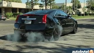 2014 Cadillac CTSV Coupe Test Drive amp HighPerformance Luxury Car Video Review [upl. by Anilesor689]