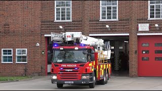 Essex Fire amp Rescue Service Colchester ALP59reg Scania amp HRP72reg Scania Turnout April 2024 [upl. by Emoreg]