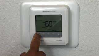 How to Use Your Honeywell T4 Pro Thermostat [upl. by Hemphill]