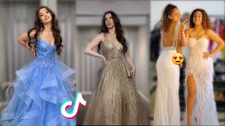 Amazing Prom Dresses Tiktok Compilation 👗 ✨️ [upl. by Sualocin]