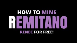 How To Mine Remitano RENEC Airdrop for FREE [upl. by Tolliver]