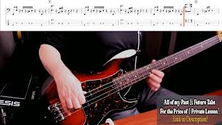 Give Up the FunkParliament FunkadelicBass TabBass Cover [upl. by Quinby118]