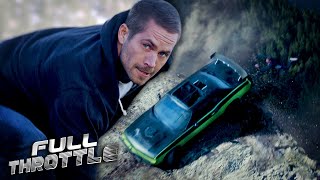 Brian Is Saved By Lettys Dodge Challenger  Furious 7  Full Throttle [upl. by Melamed]