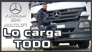 LO CARGA TODO  MERCEDES ACTROS 2541 MULTILIFT [upl. by Nomal797]