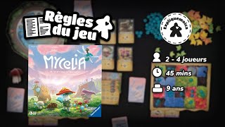 🍄 MYCELIA 💧 règle du jeu expliquemoica ravensburger [upl. by Lawry]