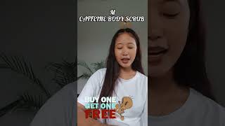 M Caffeine body scrub sale buy1 get 1 [upl. by Eido]