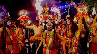 Potharaju Full Mass Dance  BA Pramod Kumar amp BA Praveen Kumar Palarambandi  Balamrai Bonalu 2023 [upl. by Hsetim796]