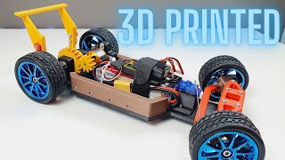 3D Printed RC Car Using Brushless Motor [upl. by Alika775]