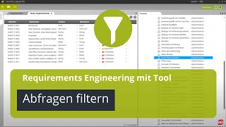 Requirements Engineering mit Tool – Abfragen filtern [upl. by Huntley]