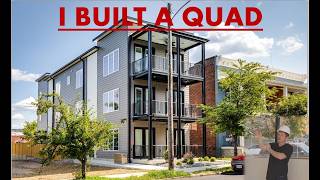 I Built a Quad Here Are My Real Costs Real Estate Development and Build to Rent Training [upl. by Arac]