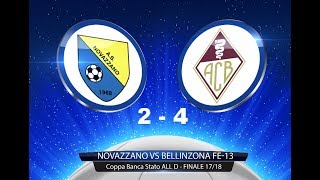 Novazzano VS Bellinzona Coppa Banca Stato Allievi D  Finale 1718 [upl. by Assetal603]