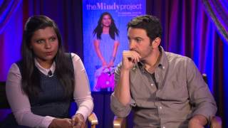 The Mindy Project  Interview with Mindy Kaling and Chris Messina [upl. by Nannette]