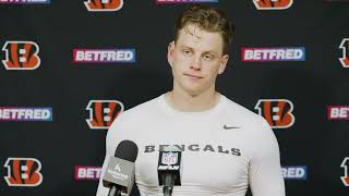 Joe Burrow Postgame News Conference [upl. by Roath614]