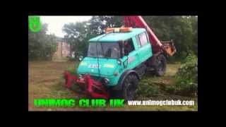 Unimog U900 406 145 Off road amp paddock mowing [upl. by Ecille]