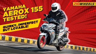 Yamaha Aerox 155 Road Test Review  Acceleration Fuel Efficiency Practicality Test amp More [upl. by Carlton349]