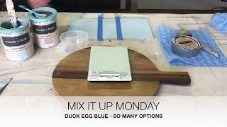 Mezzie  Frank colour mixing tutorial  duck egg blue [upl. by Euginomod59]