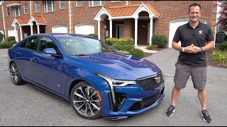 Is the 2022 Cadillac CT4V Blackwing 10speed the BEST sport sedan to BUY [upl. by Nesnah]