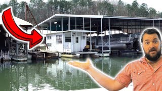 Houseboat Bought Sight Unseen  Boat Restoration [upl. by Pettifer]