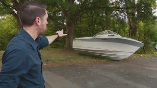 Boat ditched on Maryland highway part of bigger problem [upl. by Danyette]