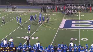 Bennington High School vs Gretna High School Mens Varsity Football [upl. by Elime]