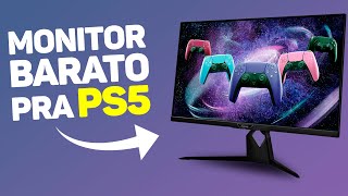 5 MONITORES GAMER pra PS5 muito BARATOS em 2024  Qual o melhor monitor gamer custo benefício [upl. by Leirbaj]