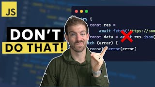 JavaScript Fetch API  One Mistake I ALWAYS MAKE [upl. by Trawets]