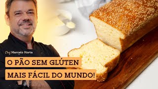 O Pão Sem Glúten Mais Fácil do Mundo Receita Rápida e Deliciosa [upl. by Bacchus]