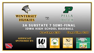 Substate BaseballPella vs Winterset [upl. by Laidlaw]