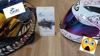 The Best Helmet Speaker for Drifting amp Motorcycle Helmets How to Install Cardo Spirit HD [upl. by Fifi]