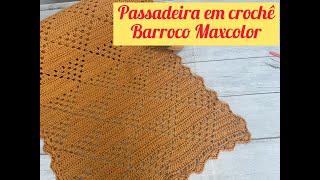 Passadeira em crochê Barroco Multicolor [upl. by Myrna]