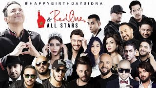 RedOne amp ALLSTARS  HappyBirthdaySidna Exclusive Music Video  2108 عيد ميلاد سعيد سيدنا [upl. by Ammej]