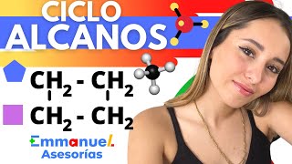 NOMENCLATURA DE CICLO ALCANOS  Ejercicios de Formulación Orgánica [upl. by Etram]