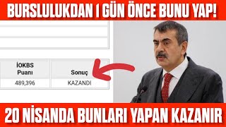 2024 Bursluluk Sınavına Son 1 Gün Kala Bunları Yapmalısın 21 Nisanda İOKBS için ne yapmalısın [upl. by Hsirap90]