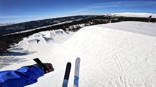 One run in Bräcke Åre SkiStar Snowpark [upl. by Elrebmik]