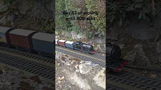 Double train at Bekonscot train railway cool viralvideo shorts fyp miniature steamtrain [upl. by Henri531]