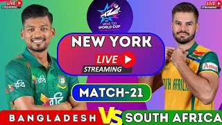 LIVE BANGLADESH vs SOUTH AFRICA T20 WORLDCUP  LIVE ICC T20 WORLDCUP 2024  LIVE ban vs sa [upl. by Abas]