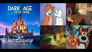 100 YEARS WALT DISNEY ANIMATION  Ranking Dark Age 19701988 ENGLISHDUTCH [upl. by Ailet73]