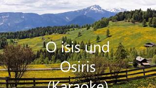 O Isis und Osiris piano accompanimentkaraoke [upl. by Sivram771]