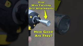 Wire Twisting Drill Attachments  Are They Any Good diy [upl. by Yar]