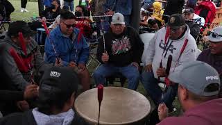 Dakota Hotain at Swan Lake First Nation Pow Wow 2021 [upl. by Yrakaz]