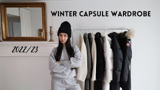 Winter Essentials for Freezing Cold  Winter Capsule Wardrobe 202223 [upl. by Williamson]