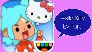 Toca Boca Life World  Hello Kitty ve arkadaşları Ev Turu [upl. by Nunnery]