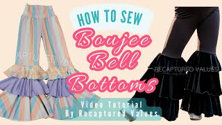 How To Sew Boujee Bell Bottoms by Recaptured Values [upl. by Utta]