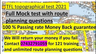 Topographical Skills Assessment Test 2021Full Mock test with Route planning questions [upl. by Adnohsak]