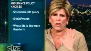 Suze Orman  Term and Life Insurance Comparison [upl. by Dasa]