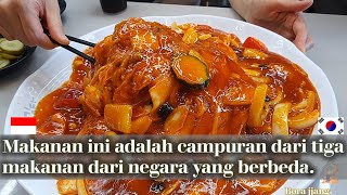 Makanan ini adalah campuran dari tiga makanan dari negara yang berbeda KimPiTang [upl. by Clementas]