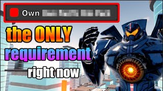 The ONLY Gipsy Danger REQUIREMENT Now  Kaiju Universe Roblox [upl. by Gaskill]